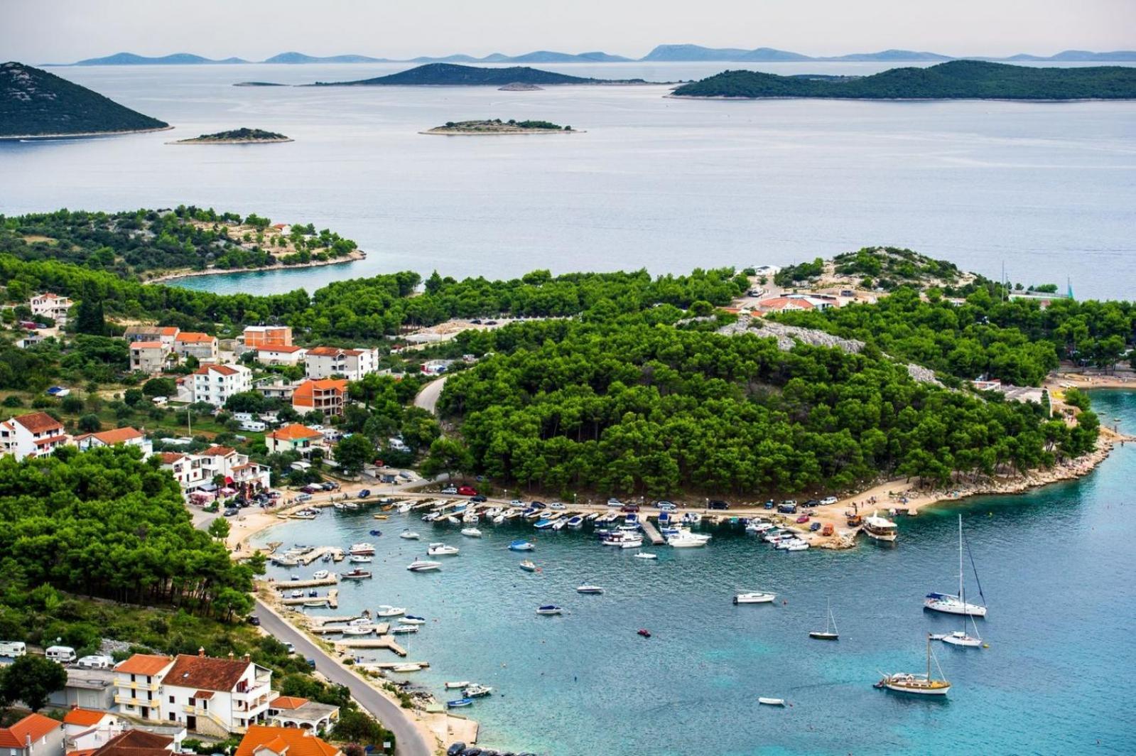 Studio Apartment In Biograd Na Moru With Terrace, Air Conditioning, Wi-Fi Exteriör bild