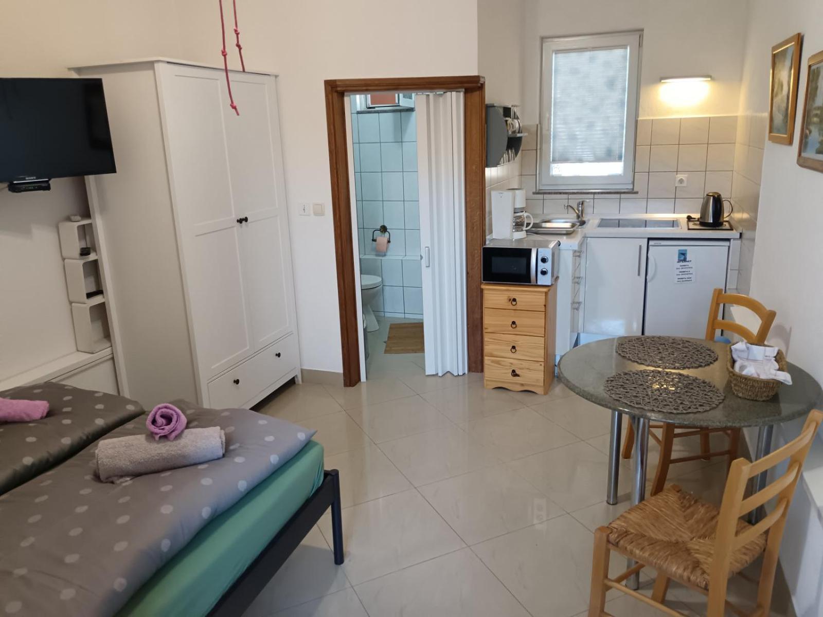 Studio Apartment In Biograd Na Moru With Terrace, Air Conditioning, Wi-Fi Exteriör bild